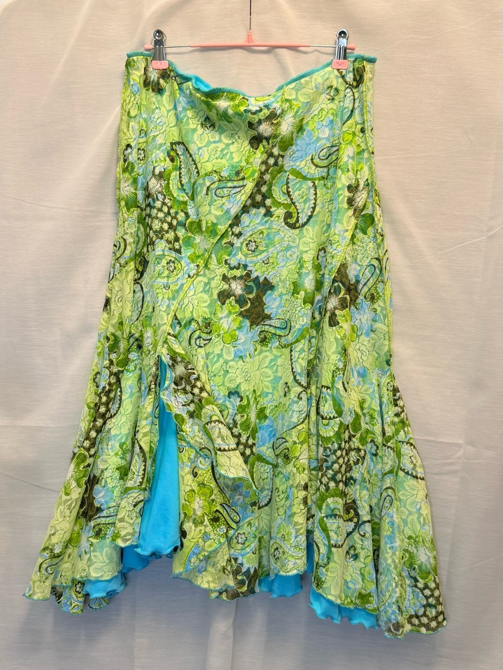 Paisley Green and Blue Fairy Skirt